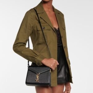 Saint Laurent Cassandra Mini leather shoulder bag
