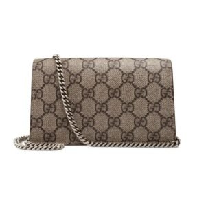 GUCCI DIONYSUS SERIES GG SUPREME CANVAS SUPER MINI HANDBAG
