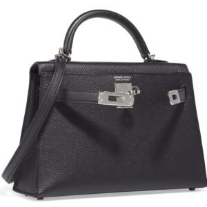 Hermès Kelly Touch Mini Lizard, Veau Madame Black Palladium Hardware