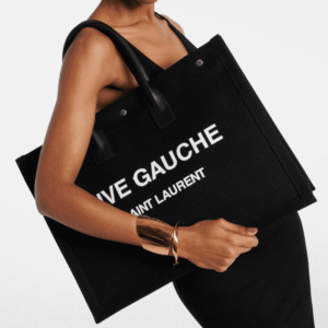 Saint Laurent Rive Gauche Tote Bag in Canvas