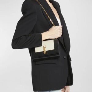 Saint Laurent Kate Small YSL Crossbody Bag in Smooth Leather