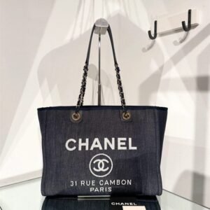 CHANEL Deauville Denim Small Tote