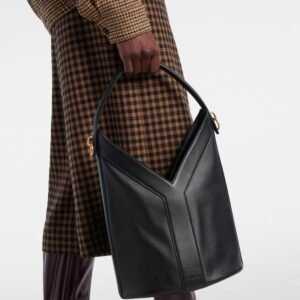 Saint Laurent Y top-handle bucket in leather