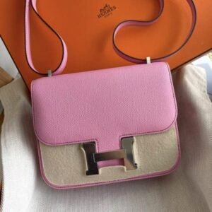 Hermès Constance 18 Epsom Pink Palladium Hardware