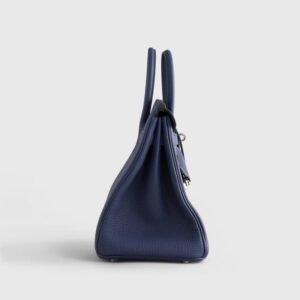 Hermès Birkin 25 Togo Blue Navy Palladium Hardware