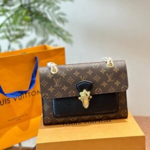 Louis Vuitton Victoire Handbag Monogram Canvas and Leather