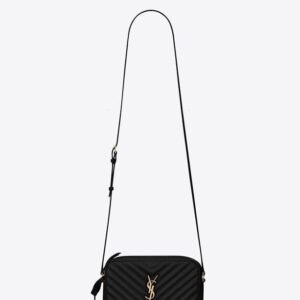 Saint Laurent lou quilted leather camera bag