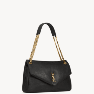 Saint Laurent Calypso large in grained lambskin