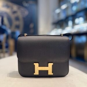 Hermès Constance 18 Epsom Etoupe Gold Hardware
