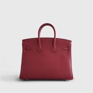 Hermès Birkin 25 Togo Rubis Palladium Hardware