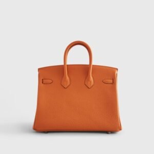 Hermès Birkin 25 Togo Orange Palladium Hardware